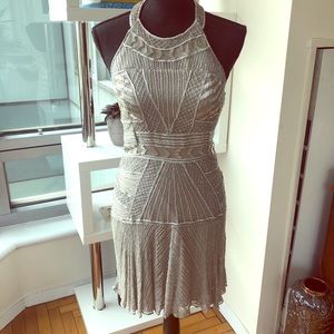 PARKER BEADED COCKTAIL DRESS!